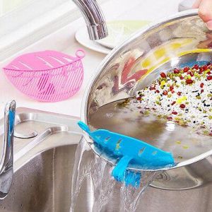 Home Plastic Soup Funnel Kitchen Gadget Tools Water Deflector Cooking Tool