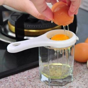 Kitchen Tool Gadgets Egg Yolk White Separator Divider T1P0 Sieve Hold D0C7